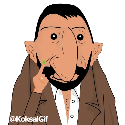 👃 Стикер «KoksalGif» для Telegram