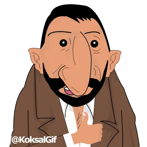 👍 Стикер «KoksalGif» для Telegram
