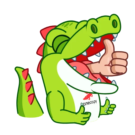 👍 Стикер «Croco» для Telegram