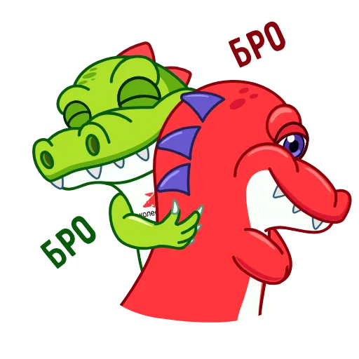 🤗 Стикер «Croco» для Telegram