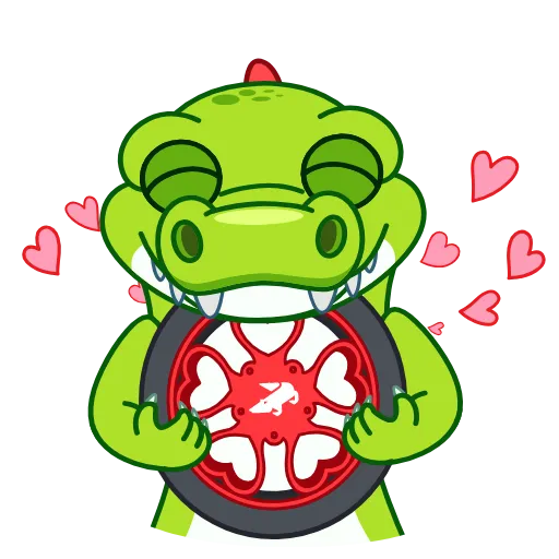 ❤️ Стикер «Croco» для Telegram