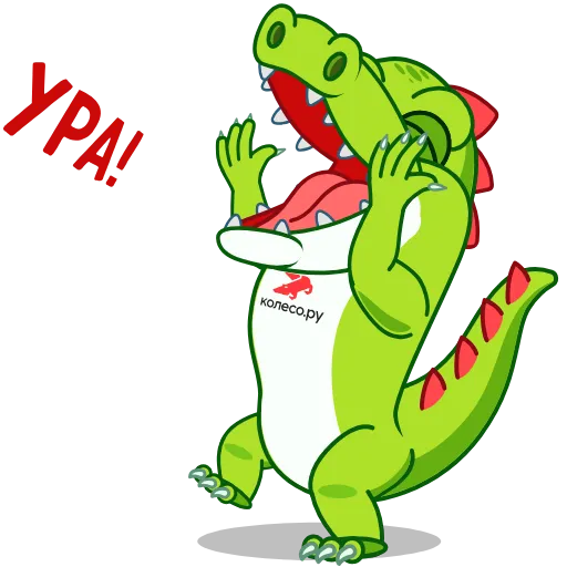 🥳 Стикер «Croco» для Telegram