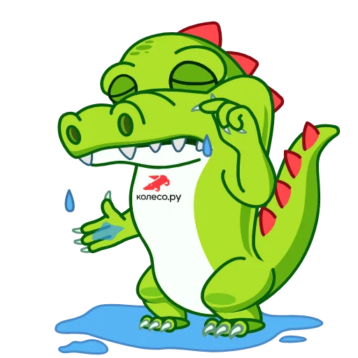 😭 Стикер «Croco» для Telegram