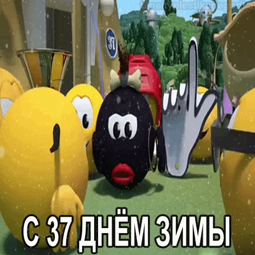😱 Стикер «Колобанга Дни Зимы» для Telegram