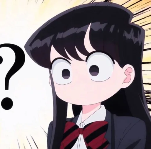 🤍 Стикер «Komi San» для Telegram