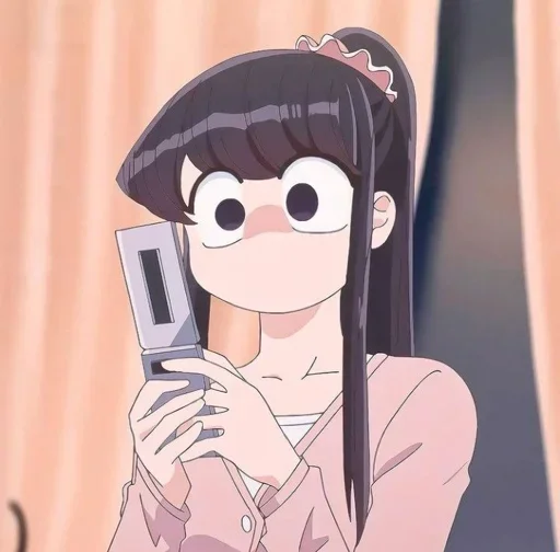 🤍 Стикер «Komi San» для Telegram