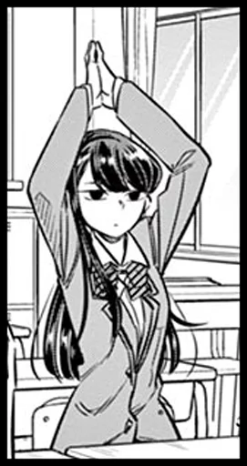 🙌 Стикер «Komi-san» для Telegram
