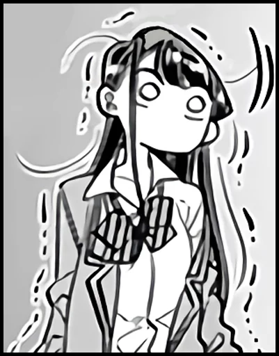 😓 Стикер «Komi-san» для Telegram