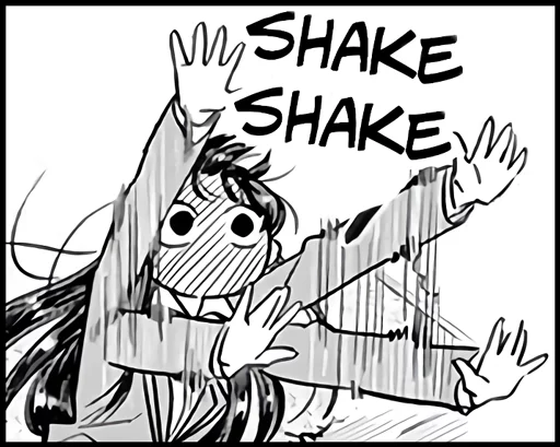 😣 Стикер «Komi-san» для Telegram