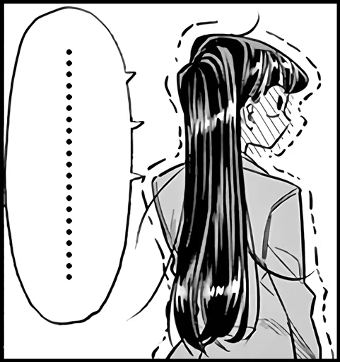 😐 Стикер «Komi-san» для Telegram