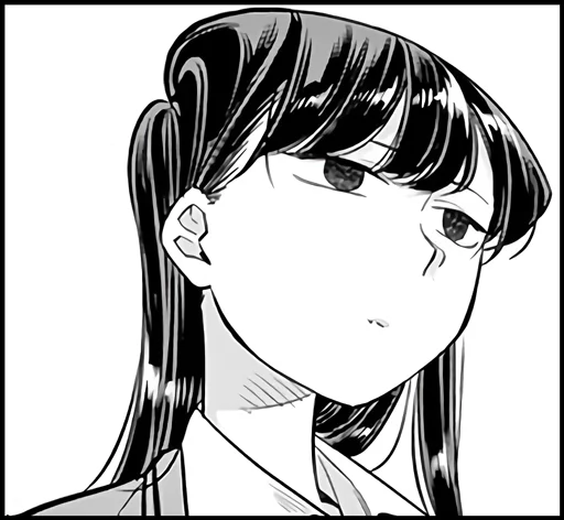 😒 Стикер «Komi-san» для Telegram