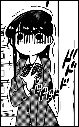 😱 Стикер «Komi-san» для Telegram
