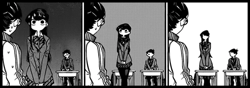 😶 Стикер «Komi-san» для Telegram