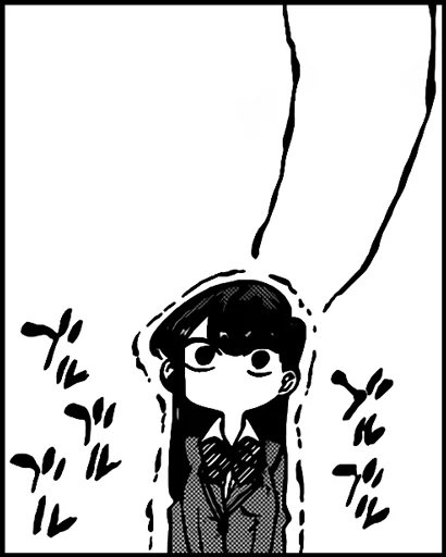 😳 Стикер «Komi-san» для Telegram