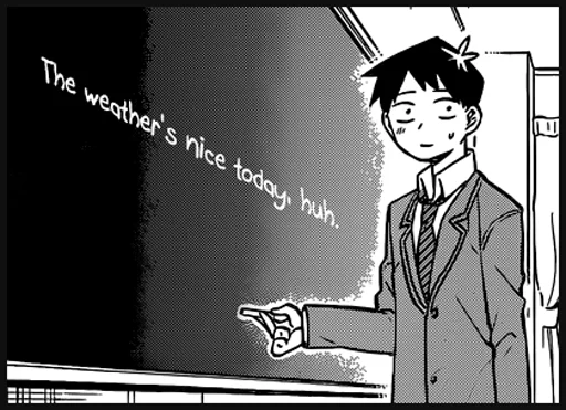 👋 Стикер «Komi-san» для Telegram