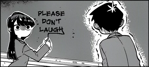 😒 Стикер «Komi-san» для Telegram