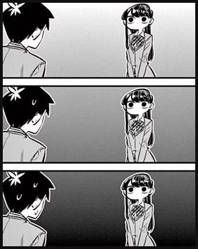 😶 Стикер «Komi-san» для Telegram