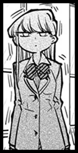 😐 Стикер «Komi-san» для Telegram