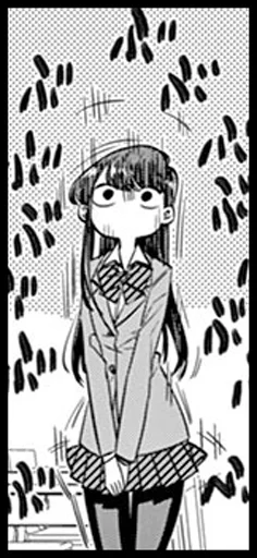 😱 Стикер «Komi-san» для Telegram