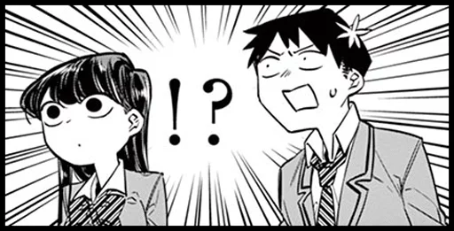 😧 Стикер «Komi-san» для Telegram