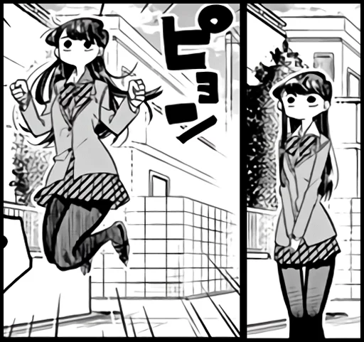 😁 Стикер «Komi-san» для Telegram