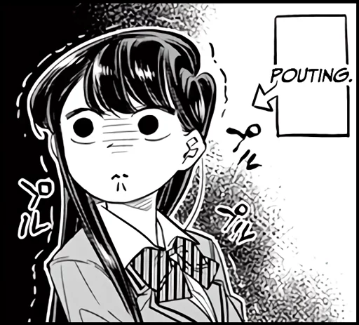 😒 Стикер «Komi-san» для Telegram