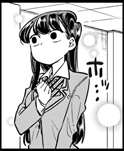😍 Стикер «Komi-san» для Telegram