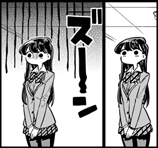 😥 Стикер «Komi-san» для Telegram