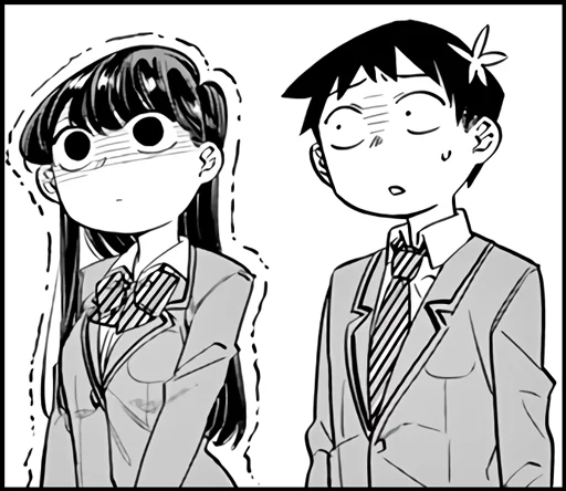 😶 Стикер «Komi-san» для Telegram