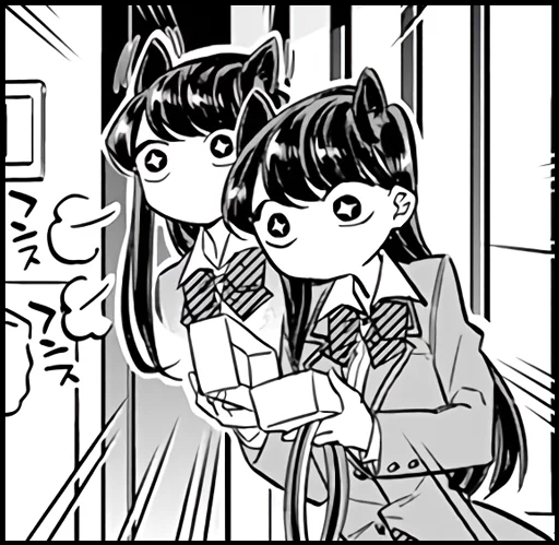 😍 Стикер «Komi-san» для Telegram