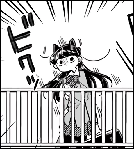😱 Стикер «Komi-san» для Telegram