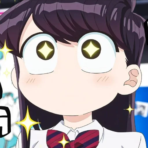 💈 Стикер «Komi Can&;t Communicate //» для Telegram