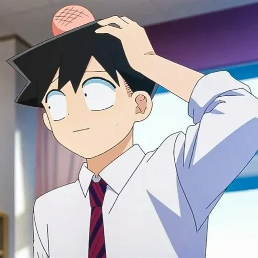 💈 Стикер «Komi Can&;t Communicate //» для Telegram