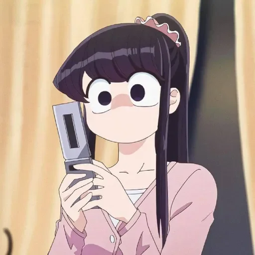 💈 Стикер «Komi Can&;t Communicate //» для Telegram