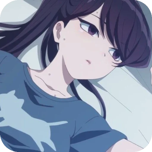 😮‍💨 Стикер «Komi Shouko» для Telegram