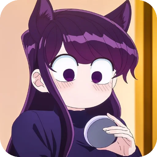 😻 Стикер «Komi Shouko» для Telegram