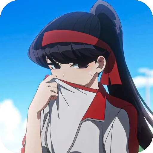😶 Стикер «Komi Shouko» для Telegram