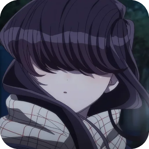 🫣 Стикер «Komi Shouko» для Telegram