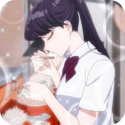 🍛 Стикер «Komi Shouko» для Telegram