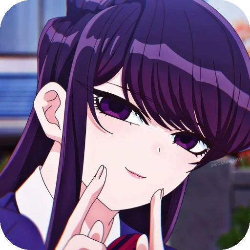 ☺ Стикер «Komi Shouko» для Telegram