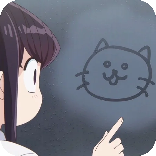 🐱 Стикер «Komi Shouko» для Telegram