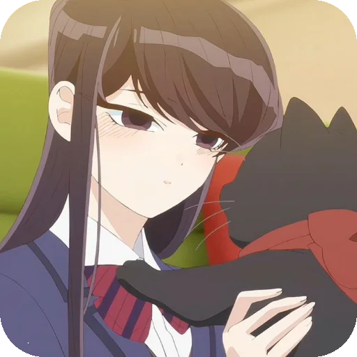 ❤ Стикер «Komi Shouko» для Telegram