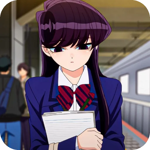 🗒 Стикер «Komi Shouko» для Telegram