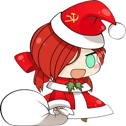 😜 Стикер «Коммунизм Тян» для Telegram