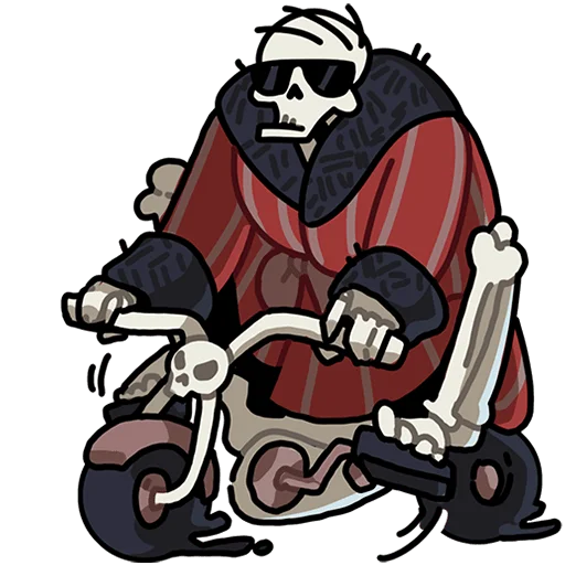 🏍 Стикер «Кондратий Без Текста» для Telegram