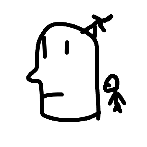 🗿 Стикер «Конец» для Telegram