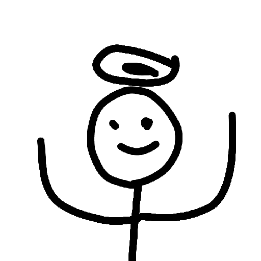 😇 Стикер «Конец» для Telegram