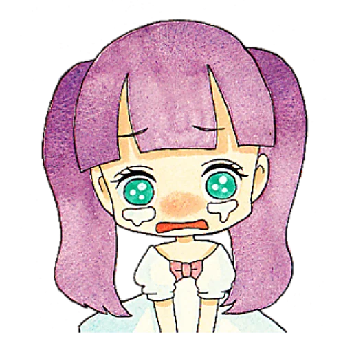 😭 Стикер «Конфетные-Тян» для Telegram