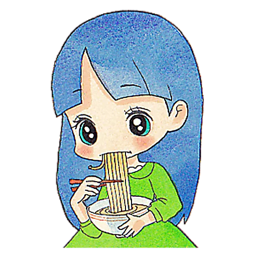 🍜 Стикер «Конфетные-Тян» для Telegram