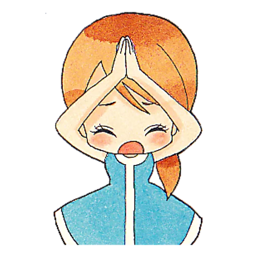 🙏 Стикер «Конфетные-Тян» для Telegram